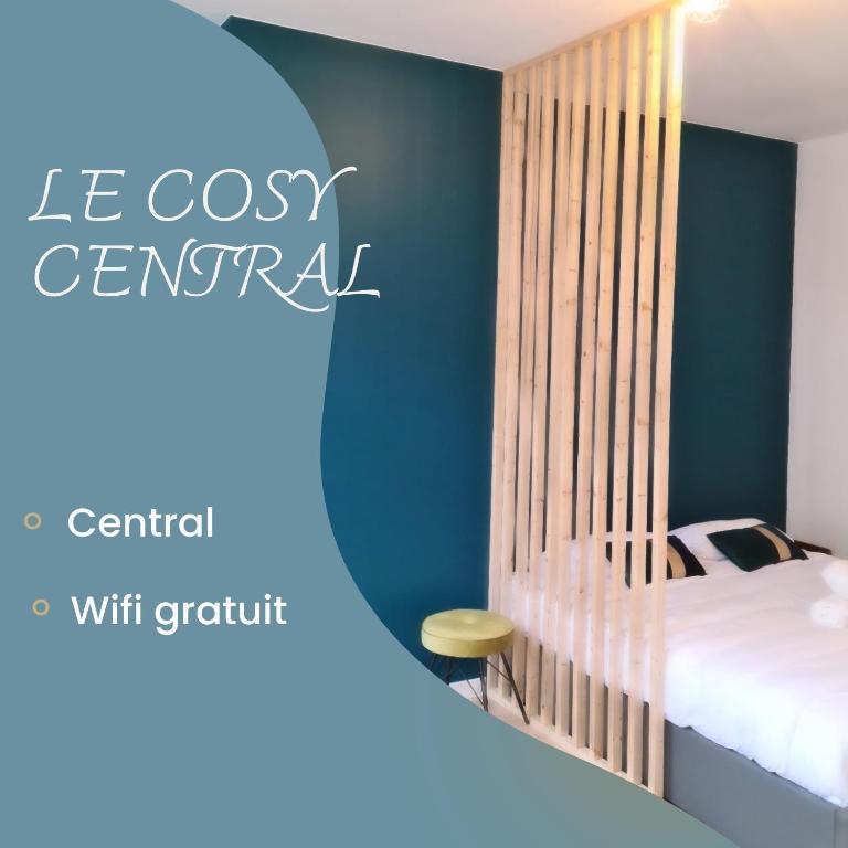 Posteľ alebo postele v izbe v ubytovaní Le Cosy Central Moderne et Chaleureux