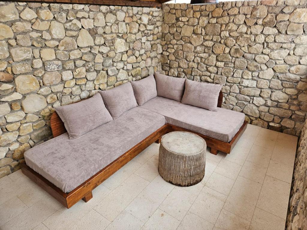 Posezení v ubytování Villa on Biševo - transfer and car included, 5 min to the sea