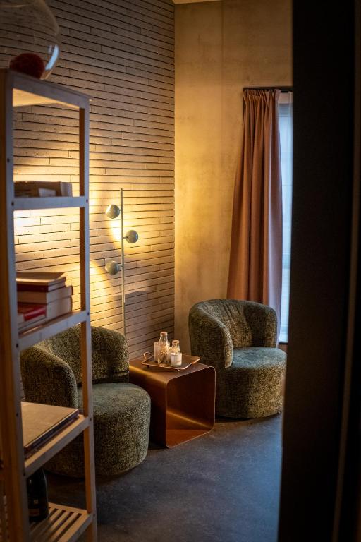 Posezení v ubytování Studio Kittel Guest Room with Private Bathroom
