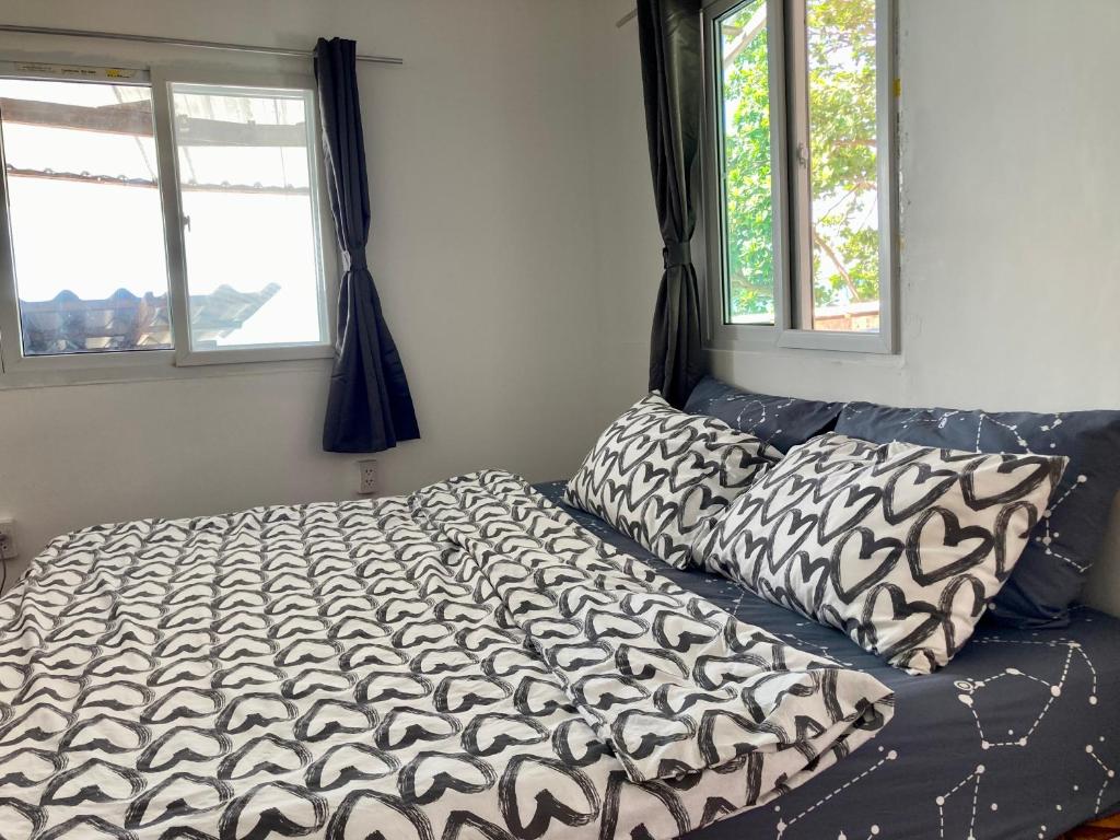Postel nebo postele na pokoji v ubytování Baan na home stay