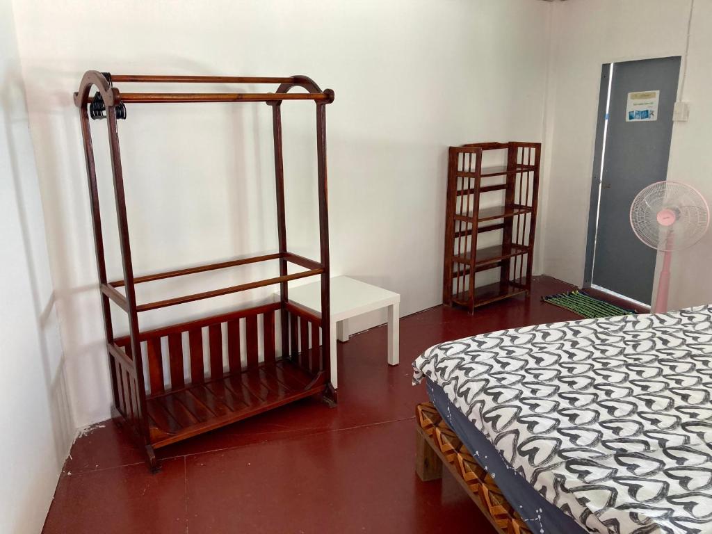 Postel nebo postele na pokoji v ubytování Baan na home stay
