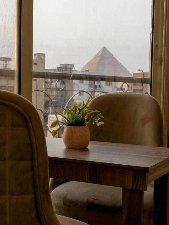 Posezení v ubytování Hammis Pyramids View INN
