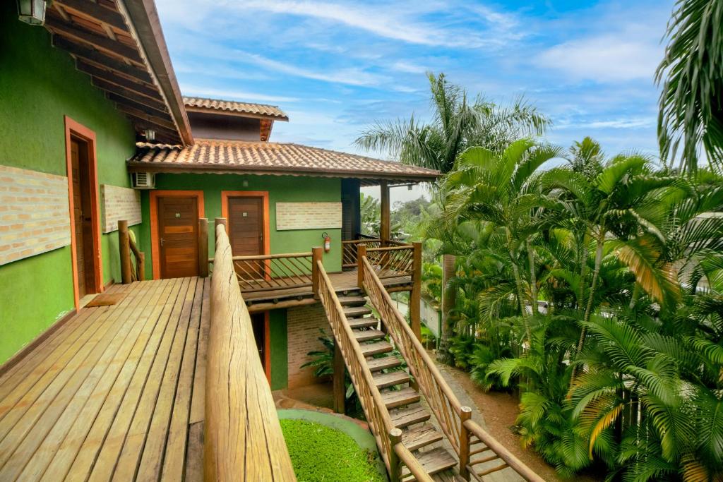 Zahrada ubytování VELINN Pousada Catamarã Brasil