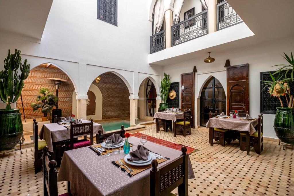 Restaurace v ubytování RIAD LA GAZELLE DU SUD