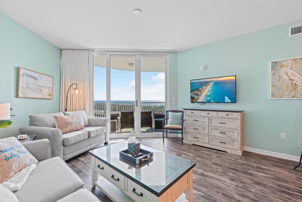 TV&#47;Unterhaltungsangebot in der Unterkunft 5 Star Resort 11th Fl Stunning Sunrise 2BR 2BA King Suite,Pools ,Shuttle or Walk to Beach