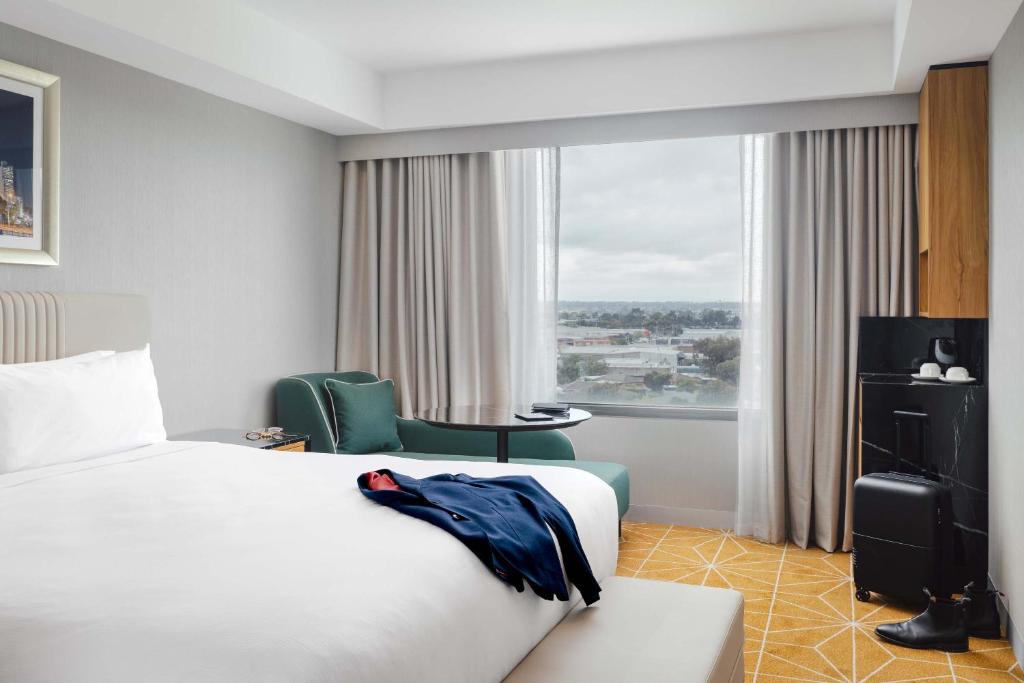 Postel nebo postele na pokoji v ubytování Mantra Melbourne Airport