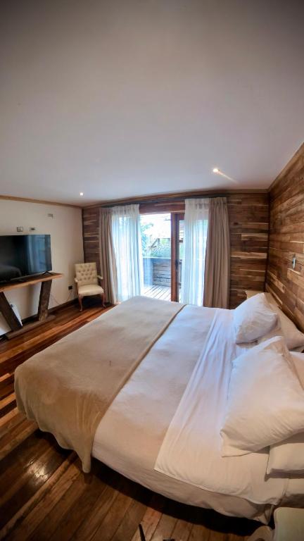 Postel nebo postele na pokoji v ubytování Hotel Agua Nativa