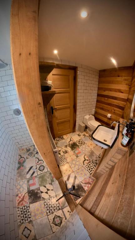 Koupelna v ubytování Hotel Agua Nativa