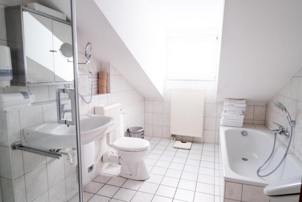 Koupelna v ubytování Maisonette 1