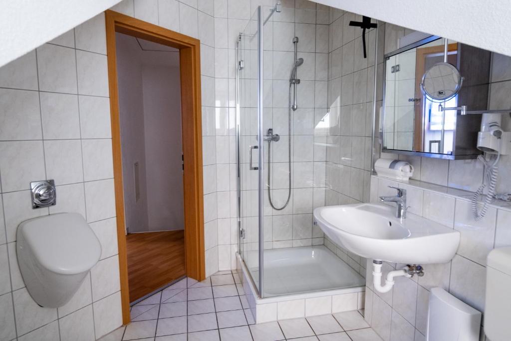 Koupelna v ubytování Maisonette 1