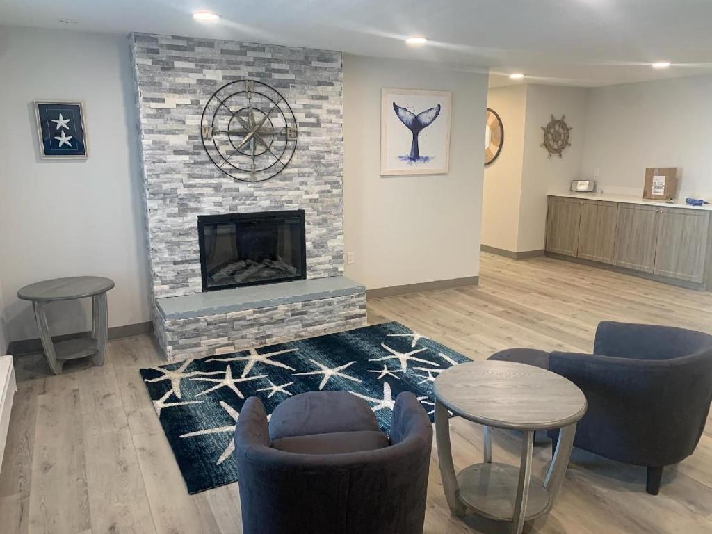 Posezení v ubytování West Beach Suites