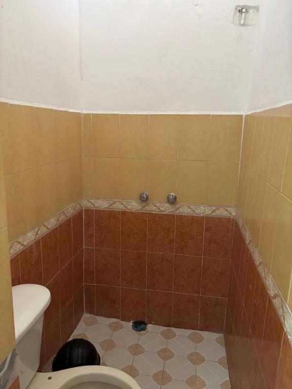 Koupelna v ubytování Hotel Climar