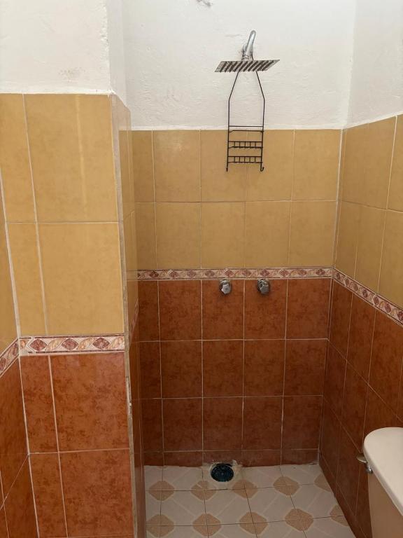 Koupelna v ubytování Hotel Climar