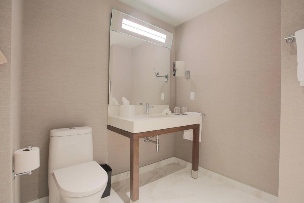 Koupelna v ubytování Courtyard by Marriott Montreal Brossard
