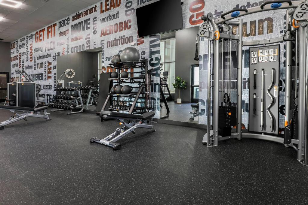 Fitness centrum a/nebo fitness zařízení v ubytování Fairfield by Marriott Inn & Suites Amarillo Central