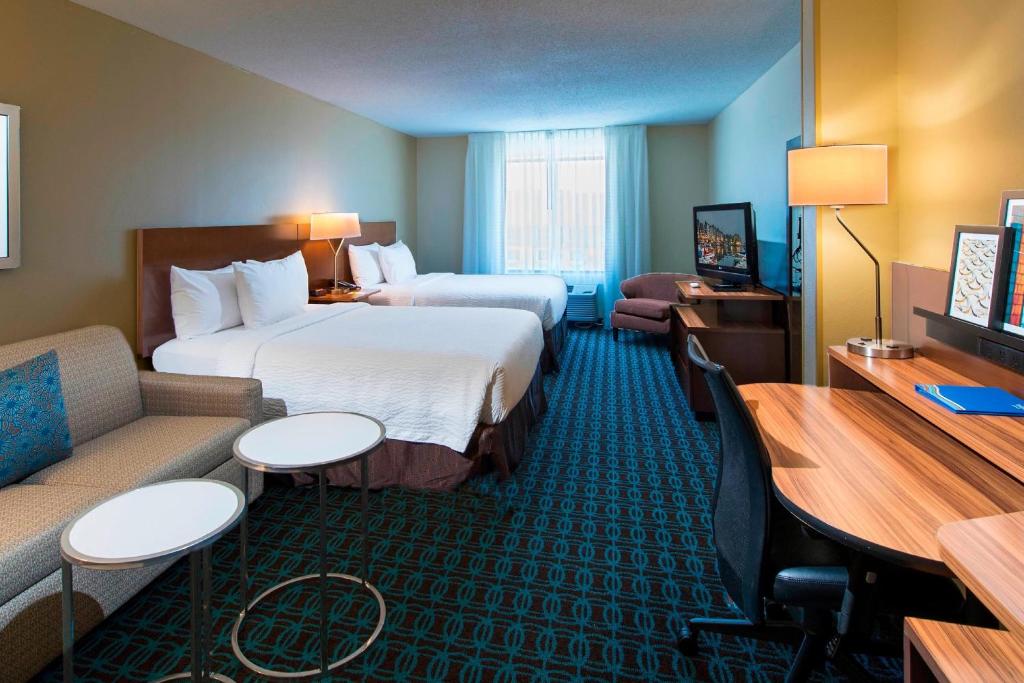 Fairfield Inn & Suites by Marriott Atlanta Buford/Mall of Georgia - Estudio Con Dos Camas Queen Y Sofá Cama