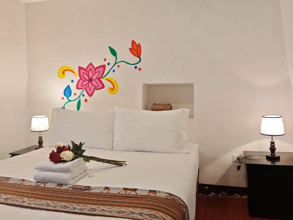 Postel nebo postele na pokoji v ubytování Gringo Bill's Cusco