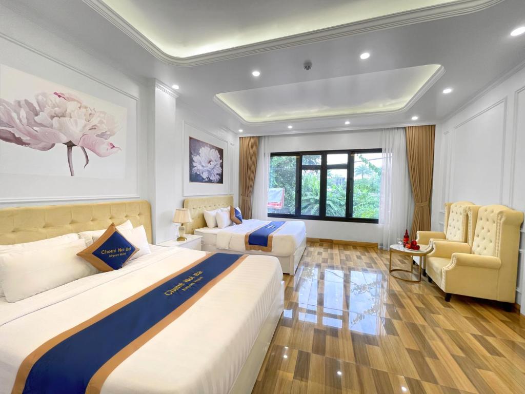Posezení v ubytování Chemi Hanoi Airport Hotel