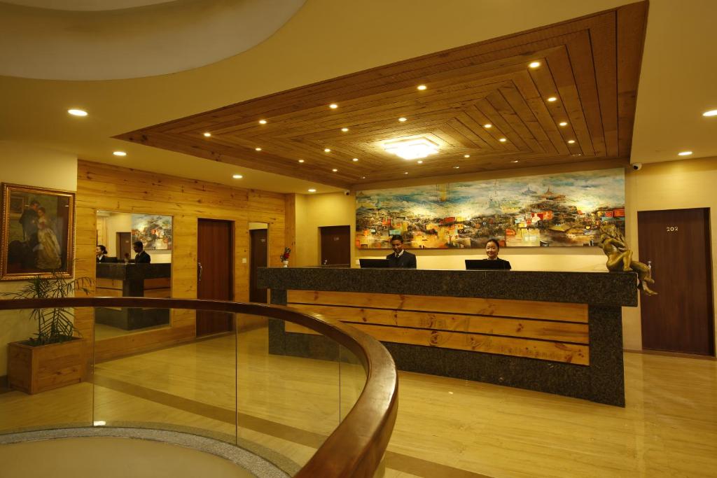 Vstupní hala nebo recepce v ubytování Hotel Arts Kathmandu