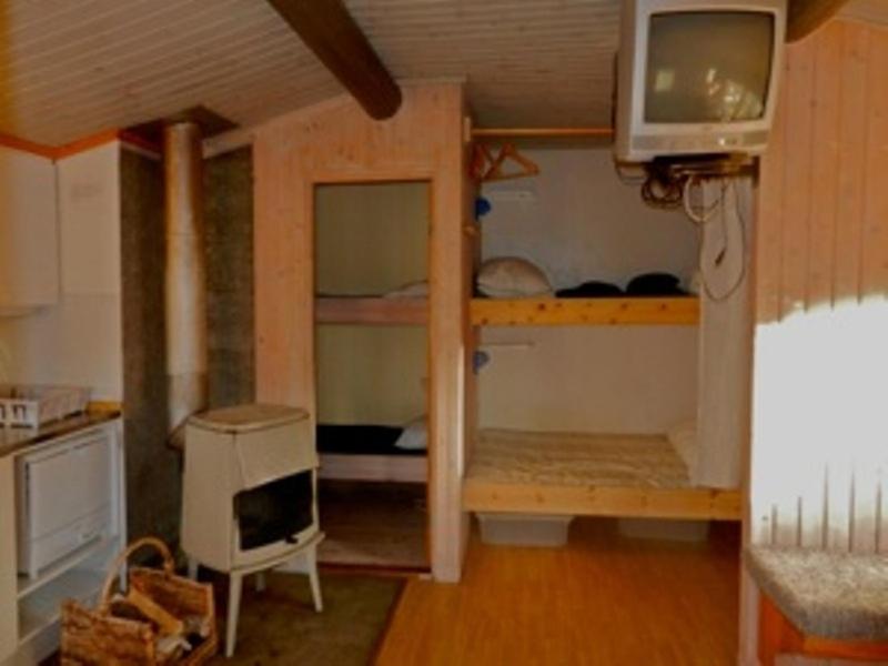 Kuchyň nebo kuchyňský kout v ubytování Fjällhalsen Cottages