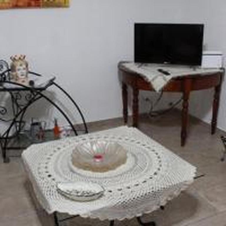 A television and/or entertainment centre at casa salusa