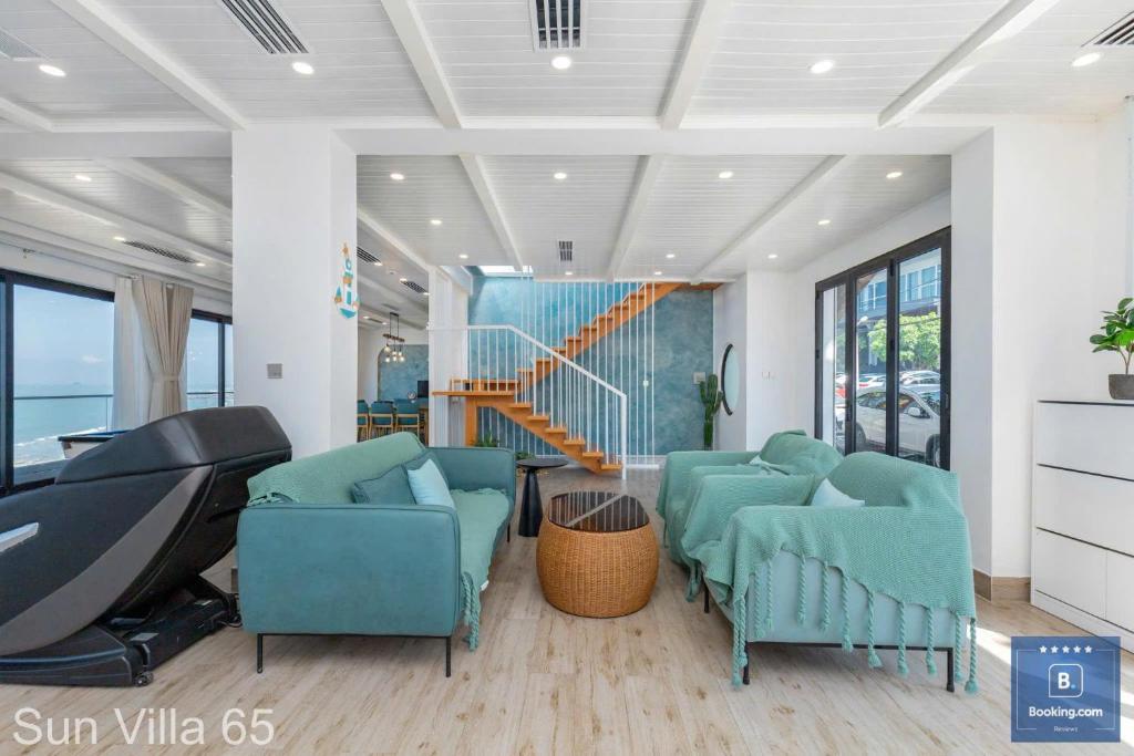 Posezení v ubytování Sun Villa 65 - View Biển Trực Diện