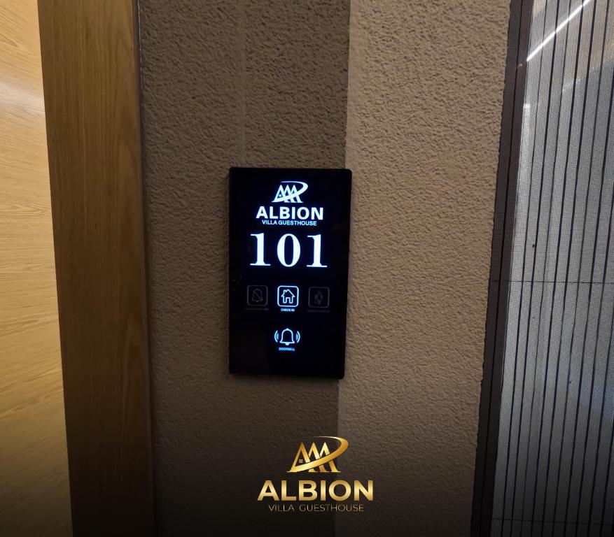 Certifikát, hodnocení, plakát nebo jiný dokument vystavený v ubytování Villa Guesthouse Albion