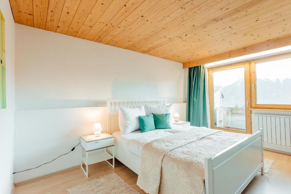 Posteľ alebo postele v izbe v ubytovaní Appartement RUDI by MoniCare