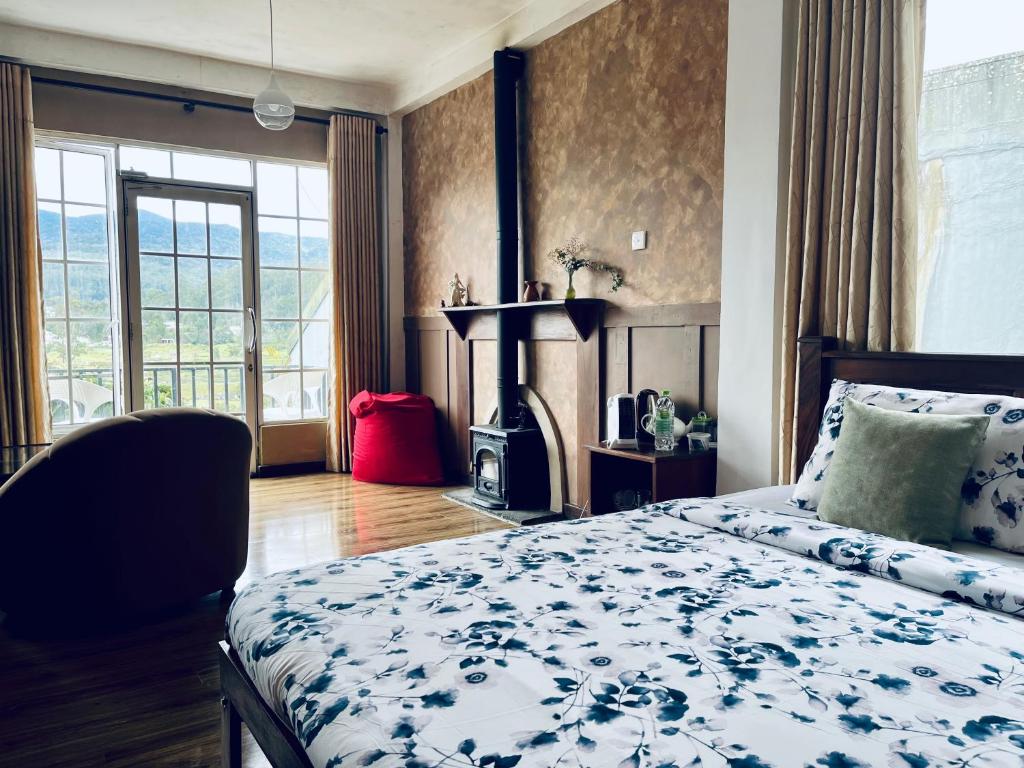 Letto o letti in una camera di Medalin Lake Gregory