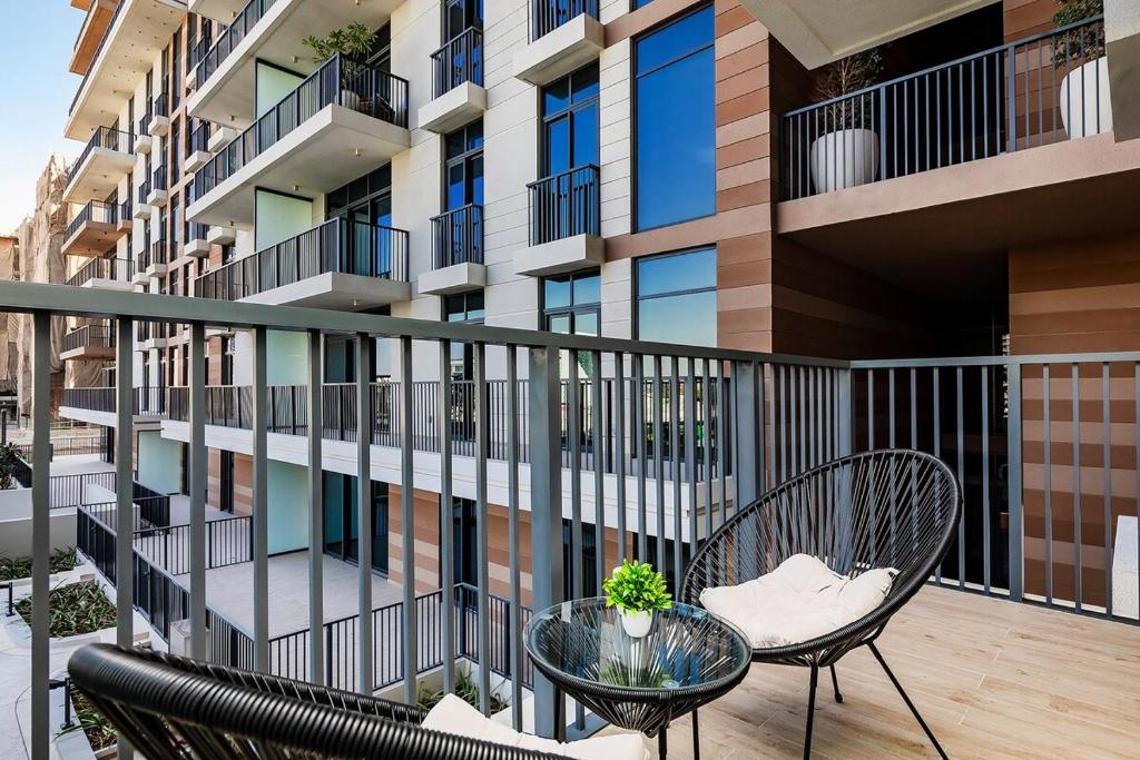 Balkón nebo terasa v ubytování City Walk Green Planet View 1Br