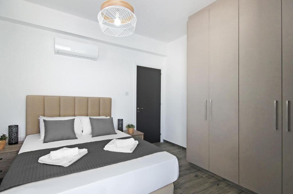 Postel nebo postele na pokoji v ubytování Villa Daniella