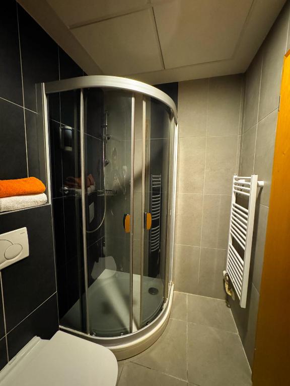 Koupelna v ubytování Hotel SOREA REGIA