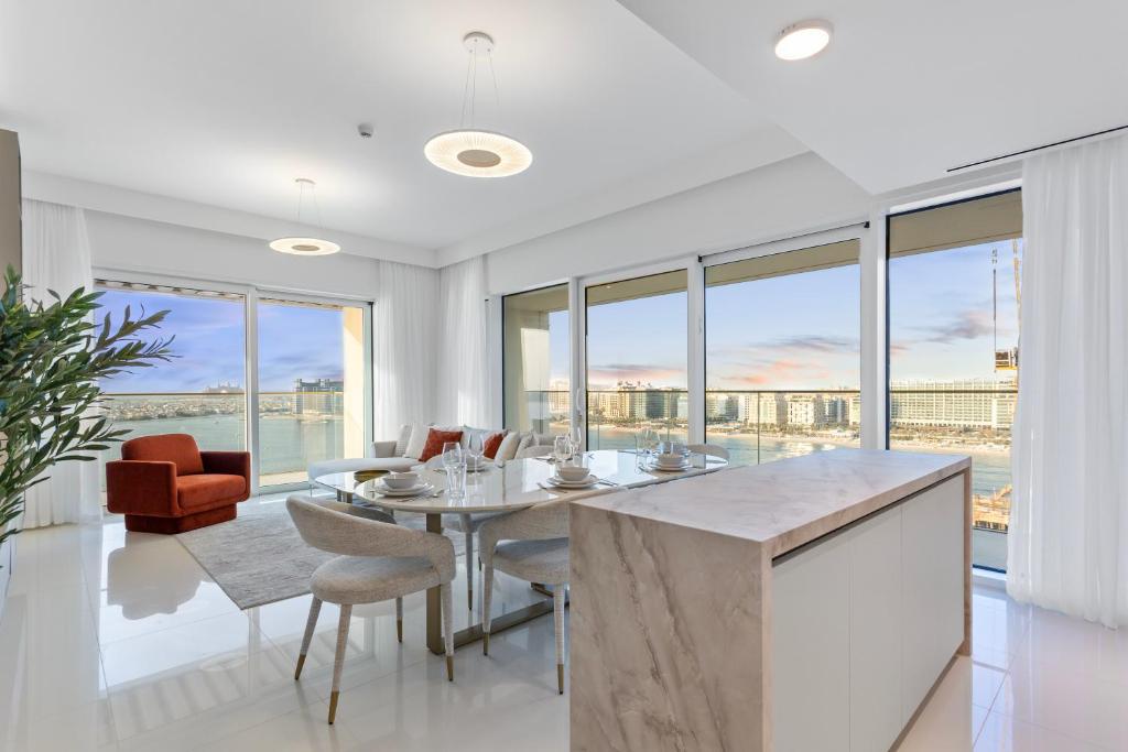 Seaview Living 2 Bedroom - Grand Bleu by Elie Saab, Dubai (updated ...