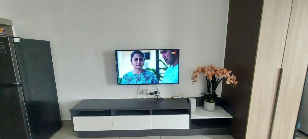 TV a/nebo společenská místnost v ubytování Shahdila Alinea