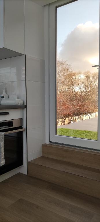 Kuchyň nebo kuchyňský kout v ubytování Guest House Gero Vėjo Namai