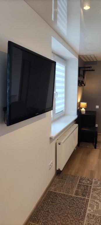 TV a/nebo společenská místnost v ubytování Guest House Gero Vėjo Namai