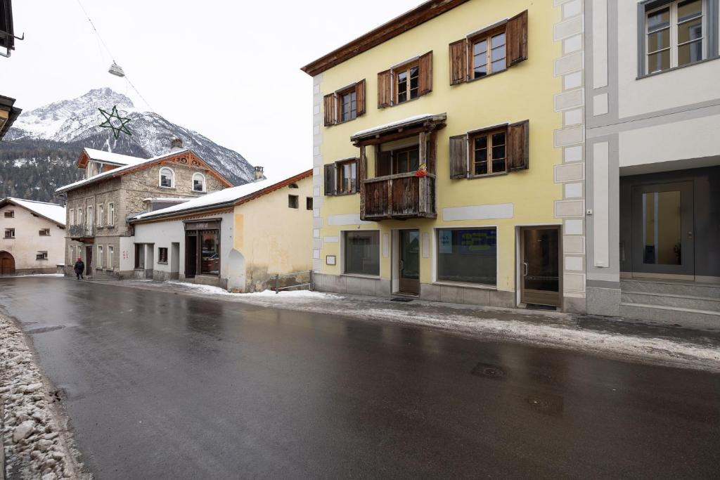 Nespecifikovaný výhled na hory nebo výhled na hory při pohledu z apartmánu