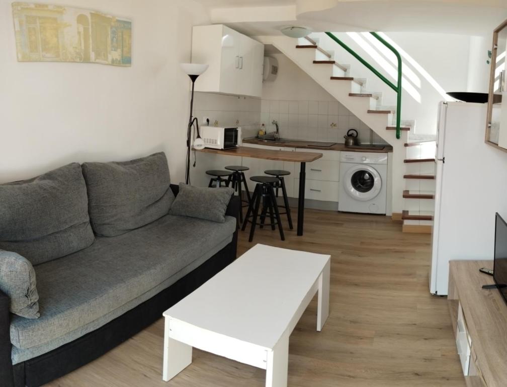 Kuchyňa alebo kuchynka v ubytovaní Bungalow Dunas&Sea Maspalomas