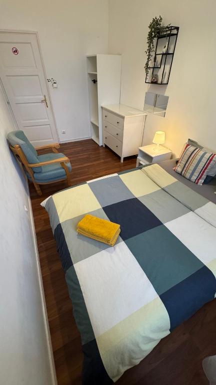 Postelja oz. postelje v sobi nastanitve Home Vibes