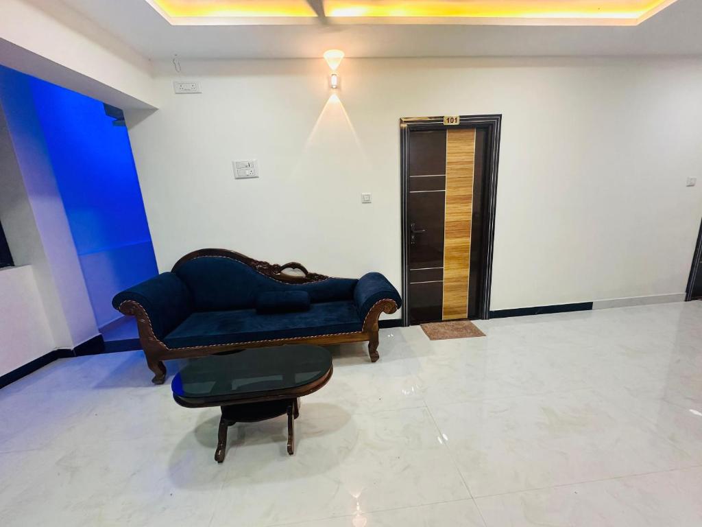 Posezení v ubytování MahaDeepam Residency