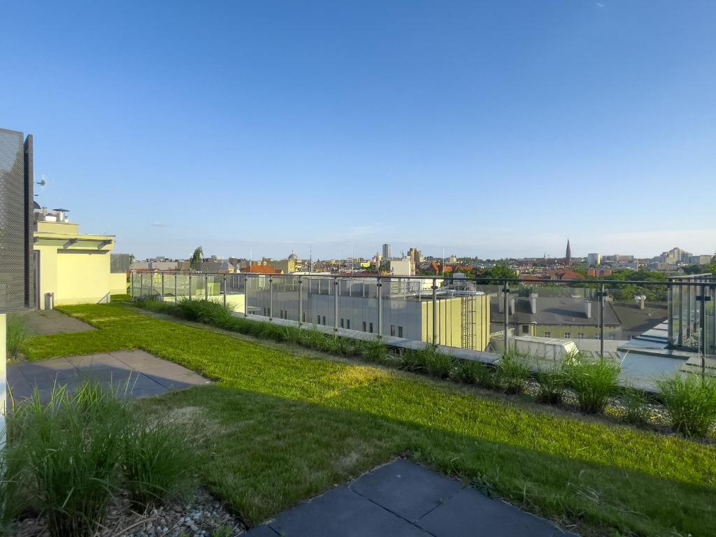 Výhľad na mesto Katovice alebo výhľad na mesto priamo z apartmánu