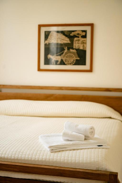Postel nebo postele na pokoji v ubytování Tenuta Calitto wine resort e spa