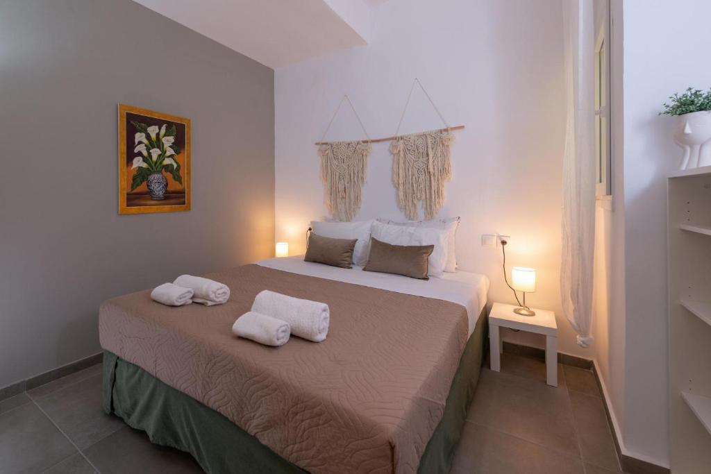 Posteľ alebo postele v izbe v ubytovaní Venezian View Apartment