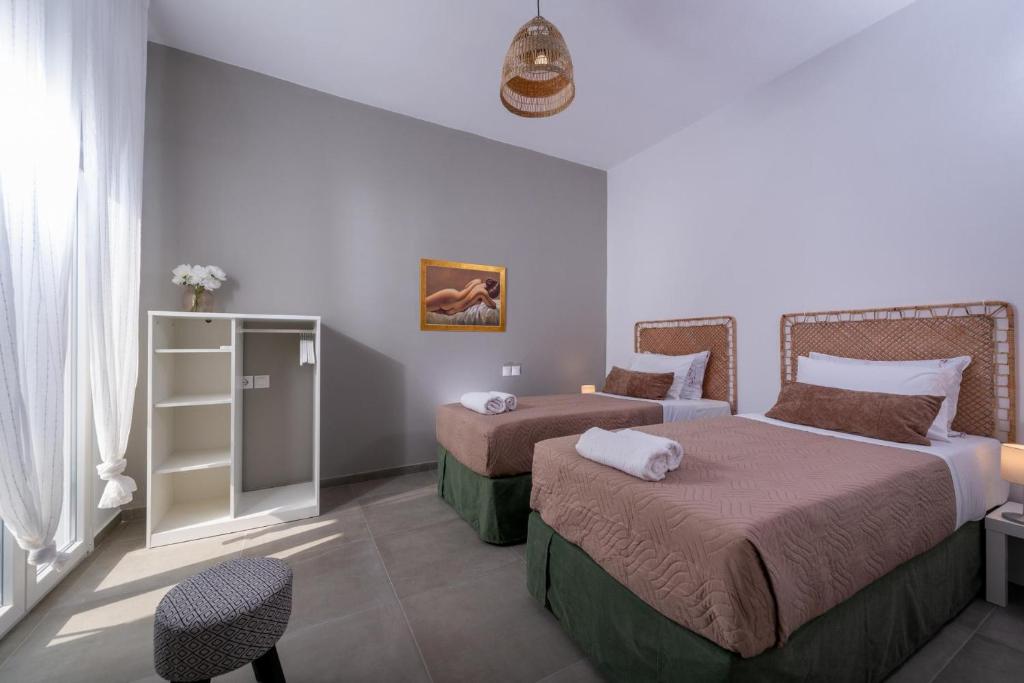 Posteľ alebo postele v izbe v ubytovaní Venezian View Apartment