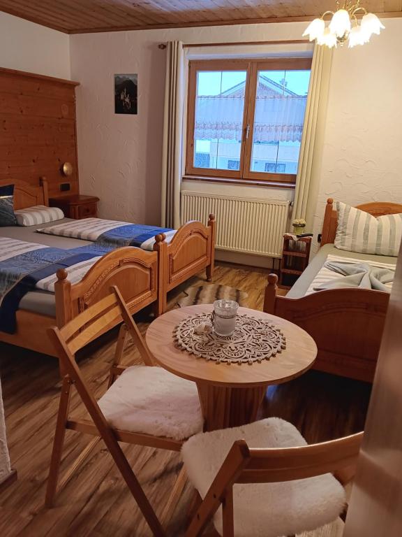 Postel nebo postele na pokoji v ubytování Sonne