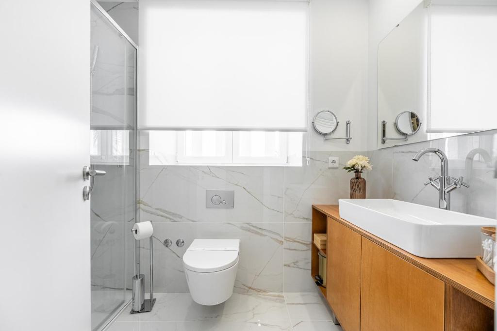 Salle de bains dans l'établissement Casas do Porto - Ribeira Apartments
