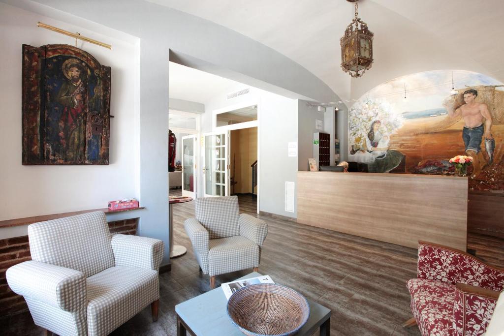 Posezení v ubytování Hotel Marblau Tossa