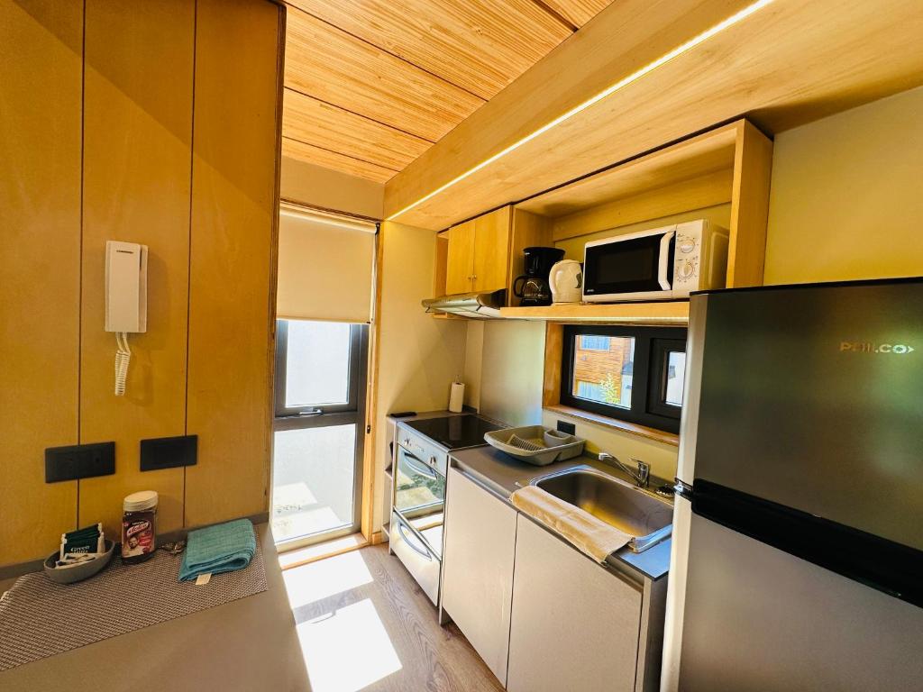 Departamento dos ambientes, muy cálido y luminoso, en el centro de SMA. 17V5