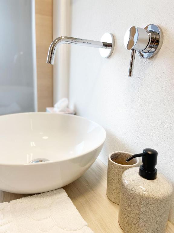 Koupelna v ubytování Lagom Home Vipavski Križ