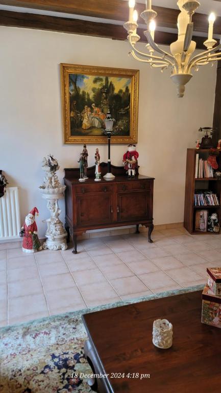 Knihovna v bed and breakfast